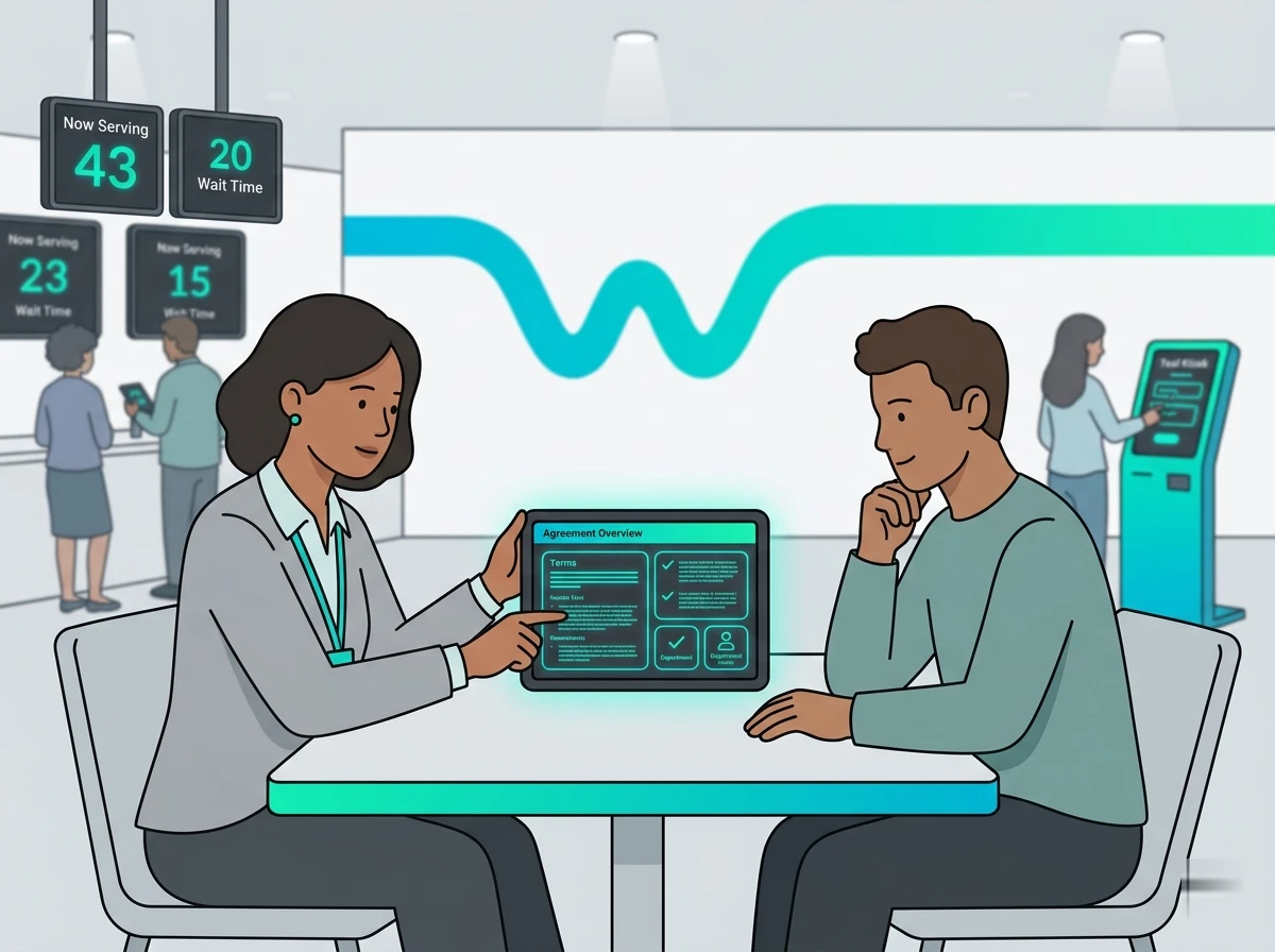 موعد استشارة مجدول مع عميل في متجر اتصالات