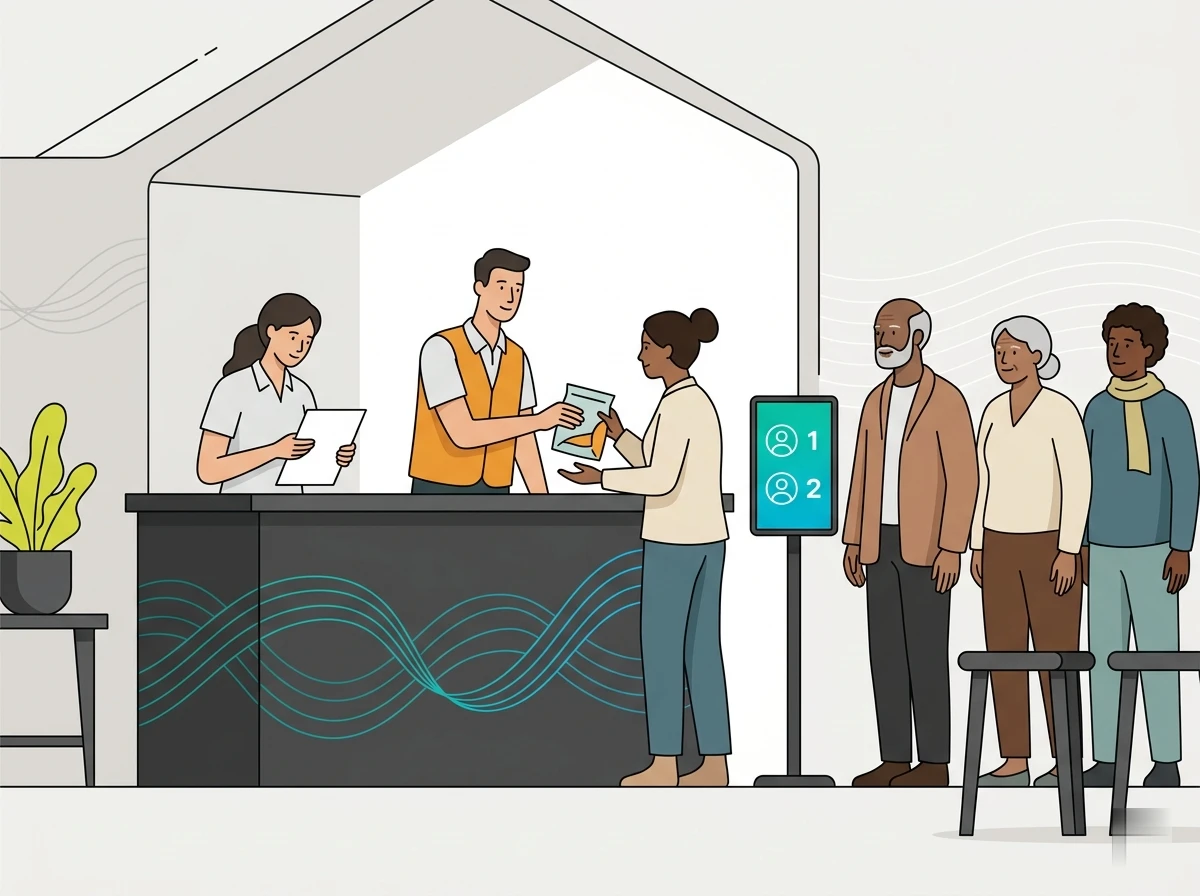 نقطة خدمة منظمة إنسانية منظمة